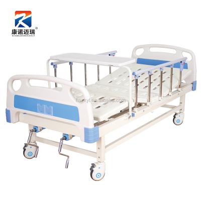 China C03 Hospital Bed Two Functions 2 Cranks Manual Hospital Bed With Factory Competitive Price Nursing Bed for sale