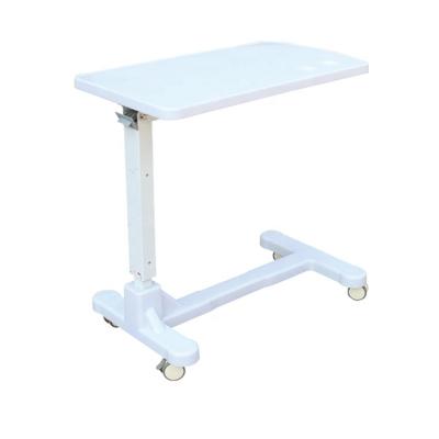 China Height Adjustale Patient Diner Over Bed Table ABS Hospital Bedside Table Adjustable Food Table For Hospital Bed for sale