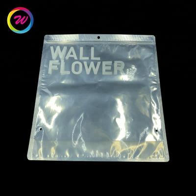 China Moisture Proof Clothes Packing Printed Plastic Custom Stand Up Pouch With Air Hole for sale