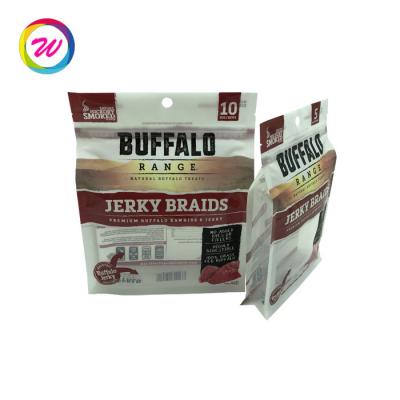 China Moisture Proof High Quality Aluminum Foil Beef Jerky Packaging Bags for sale