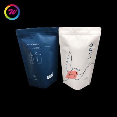 China Moisture Proof Stand Up Smell Proof Ziplock Custom Printed On Paper Pouch For Food for sale