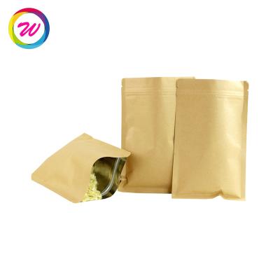 China Different sizes food grade moisture proof ziplock paper bag small in stock for sale