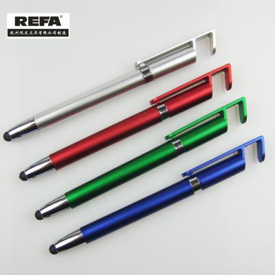 China Function Promotional Twist Stylus Holder Pen Plastic Ballpoint Pens for sale