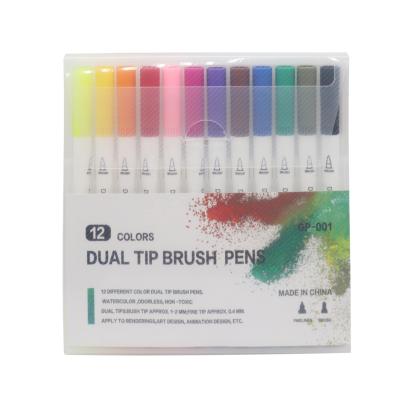 China Promotional Pen High Quality Multi Color Watercolor Marker Pens Watercolor Pen Set for sale