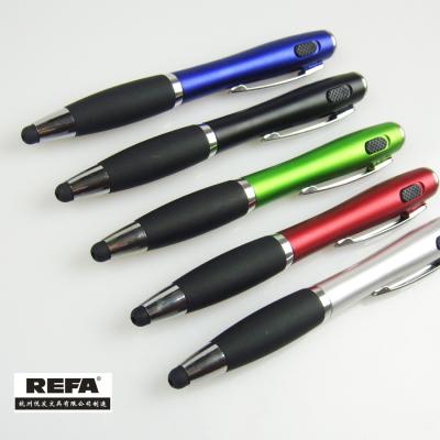 China Promotional Multifunctional Pen Custom Logo Imprint LED Light Ballpoint Pen For Promotional Gifts for sale