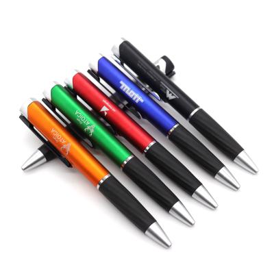 China Promotional Laser Pen Customized logo light up pen promotion flashlight multifunctional ballpoint pen with logo light pencil for sale