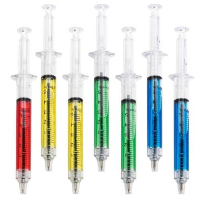 China Promotional Ballpoint Pen Injection Needle Ball Pen by Pen Promotional Hospital Syringe Shape for sale