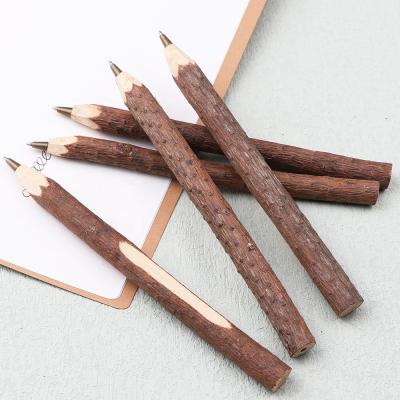 China Eco - Friendly Promotional Pen Original Wooden Pen Custom Carved Wooden Ballpoint Pen for sale