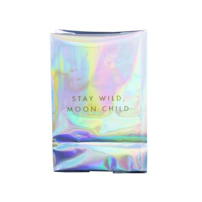 中国 Custom printed stand up holographic plastic bag zipper hologram bag/hologram plastic packaging bags 販売のため