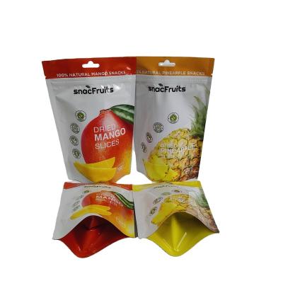 中国 Digital print cheaper price packaging dried food ziplock pouch foil plastic full color snack zipper bag with window 販売のため