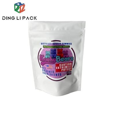 中国 Digital Printed Stand Up Zipper Pouches Aluminum Foil Recyclable Mylar Bags For Gummies 販売のため