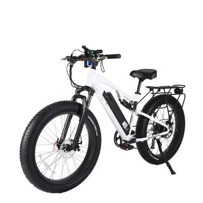 China Aluminum Alloy China Factory New Fashion 48V Lithium Battery Electric Bicycle 1000W Motor 26