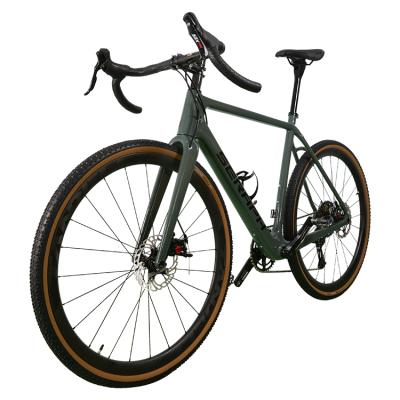 China Factory direct sales carbon fiber wholesale carbon gravel bike 40c tires brake thru-axle aluminum wheels12*142mm mountain bicycle road bikes for sale