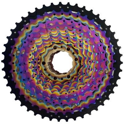 China Mountian bike 11 speed steel+A7075 alloy material sprocket dropout mountain bike MTB bicycle dropout cassette compatible flywheel for sale