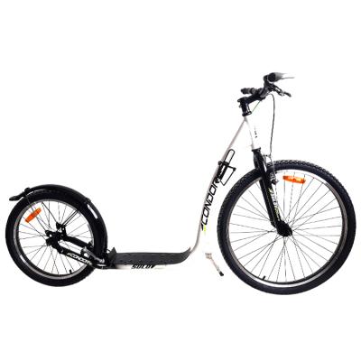 China Popular High Quality Steel Frame 26 Inch 20 Inch Kick Scooter Bike Balance Foot Scooters Bike For Adult And Kids for sale