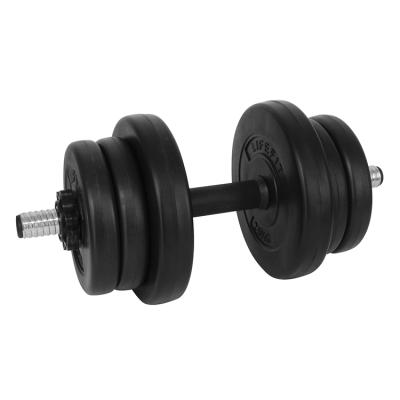 China Home Commercial Fitness Equipment Gym Equipment Dumbells Cement Hex Fixed Dumbbell Plastic Wrapped Men Gym Dumbbell Dumbbell for sale