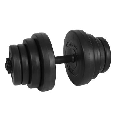 China Gym Equipment Dumbells Gym Equipment Indoor Dumbbells Fixed 5 KG-50 Kg Black Rubber Coated Hex Dumbbell Weightlifting PVC Dumbbell for sale