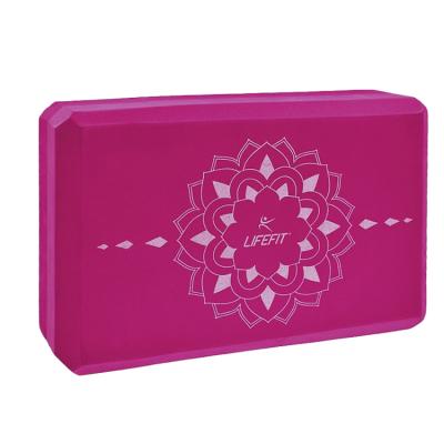 China Yoga Exercise Bricks Eva Yoga Block Printed Eco-friendly Color EVA Foam Yoga Exercise Blocks Custom Fitness Wholesale China Big Size for sale