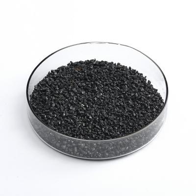 China Black Copper slag black Iron-silicate black pearls sand 1~2mm for sandblasting medium for sale