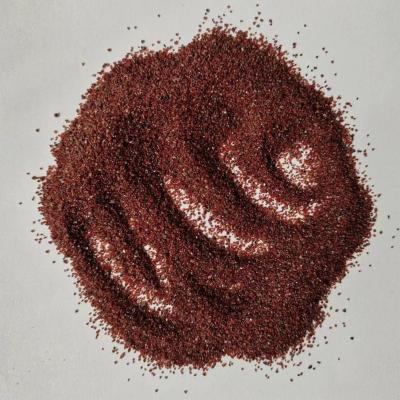 China Sandblasting abrasive mediium GARNET 20X40 20/40 MESH : Natural Abrasive medium, Mohs 7.0-7.5, Sa2.5-3 for sale