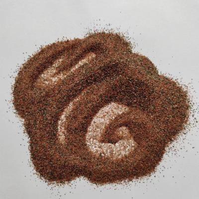 China CNC waterjet cutting Abrasive medium Garnet sand 60 mesh HS code 25132000 washed filtration for sale