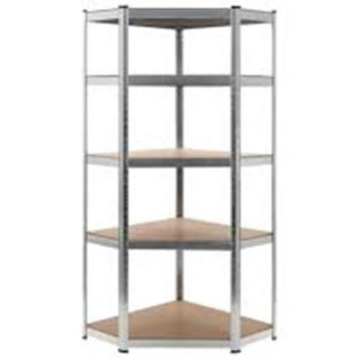 China Anti-Corrosion Heavy Duty Corner Boltless Shelving With 5 Shelves Shelving System Plug In Storage Shelving Shelf for sale