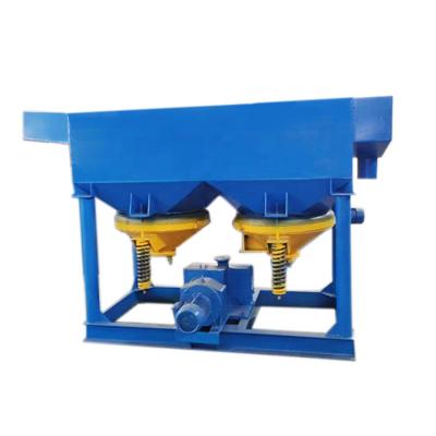 China Alluvial Gold Mining 20TPH Gold Washing Machine Gold Concentrator Diaphragm Jig Machine For Gold Benefication for sale