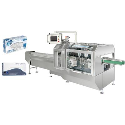 China Good Food China Medical Glove Box Horizontal Cartoning Packing Machine for sale