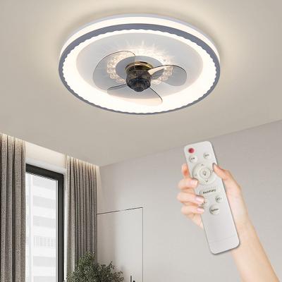 China Modern New Design Bedroom Electric Decorative Fandelier Remote Control Chandelier Modern Led Ceiling Fan With Light for sale