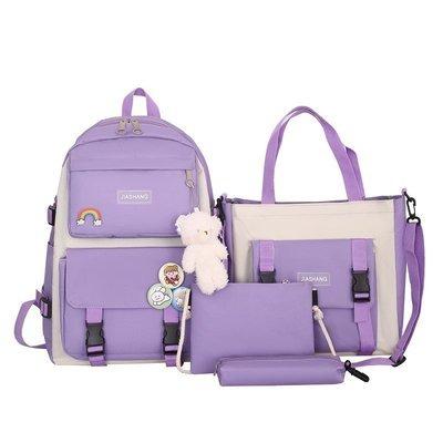 China UNDETERMINED high quality 3 in 1 set custom logo fashion daily use backpack school bag for girls for sale