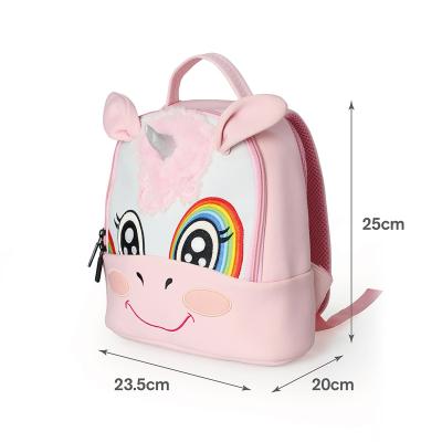 China New fashion UNDETERMINED wholesale kids backpack cute unicorn cartoon plush mini backpack for sale