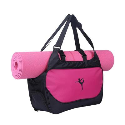 China B1037 Large Capacity Nylon Yoga Dance Tote Bag For Lady Women Handbag Gym Duffel Bag for sale