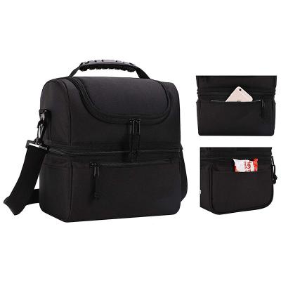 China High Quality Insulated Soft Lunch Box Cooler Cooling Bag For Adult Man, Black B1048 for sale