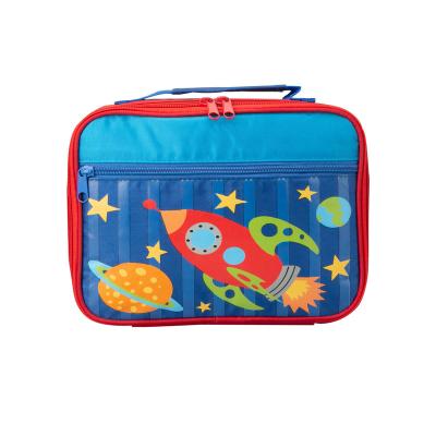 China Waterproof Stylish Portable Insulated Thermal Colorful Schoolboy Kids Lunch Cooler Box Bag for sale