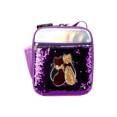 China Customized High Quality Star Sequin Picnic Pattern Waterproof Lunch Bag Waterproof Cooler Insulated Keep for sale