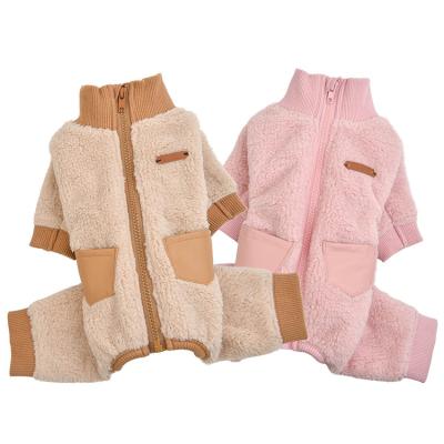 China Sustainable Pet Jacket Coat Pet Supplies Custom Luxury Polyester Sherpa Cat and Dog Jackets Winter Pet Clothes for sale