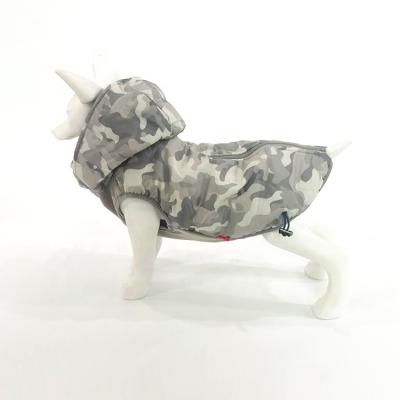 China Viable Large Camouflage Detachable Hood Jacket Greyhound Doggie Clothes Pet Dog Clothes Dog Apparel for sale