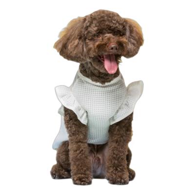 China New Summer Viable Luxury Puppy Cat Shirts Summer Pet Hive Dog White Shirt With Ruffles for sale