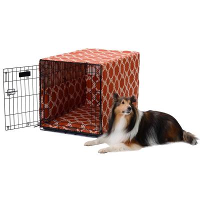 China Breathable Dog Cages Cushion High Quality Large Dogs Cage Bed Mattress Dog Bed Pet Set for sale