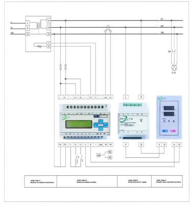 China Power Supply Monitoring System Medical Computer Isolation Monitor 7100 for sale