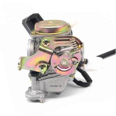 China (Ready Stock) Motorcycle Aluminum Carburetor PD18J GY6-50 GY6-60 GY6-80 Scooter Engine Part Carburetor 50CC 60CC 80CC 2-Stroke for sale