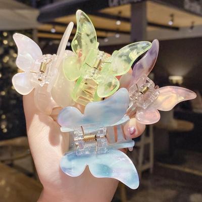 China Hair Clip Acetate Butterfly Hair Claw, 3D and Cute Hair Clip for Women Hairstyle, Inspired by Korean Style and CIA Trends for sale