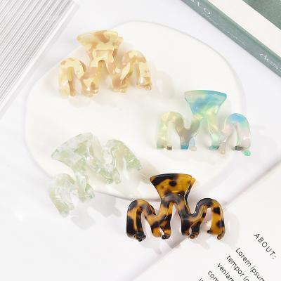 China Hair Clip Korean Style Acetate Hair Clip Accessory, Colorful and Elegant Hollow-out Hair Clip for Lady Hairstyle, Women's Office High End Hair for sale