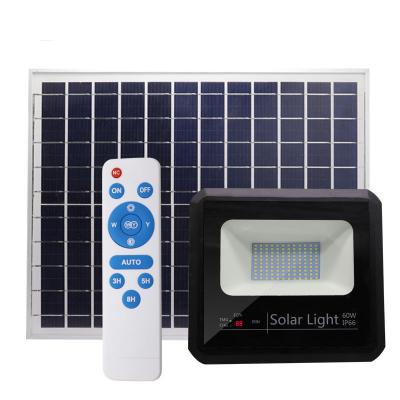 China 2018 new design ip65 waterproof garden 100 watt outdoor mounted smd 60 watt outdoor motion sensor 60w solar flood light led for sale