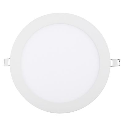 China Residential DIMMABLE - 15W Ultra Slim LED Recessed Panel Light - Cool White - Round for sale