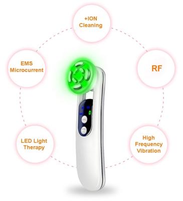 China EMS Skin Care Messenger Portable/Rechargeable RF Galvanic Facial Anti-Wrinkle and EMS Beauty Instrument for sale