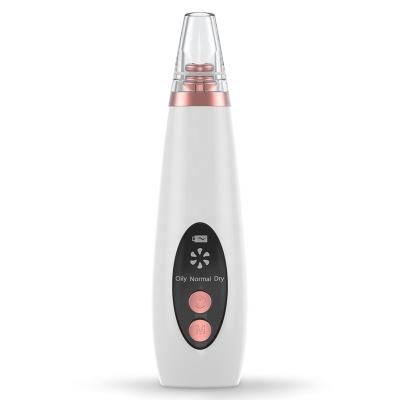 China Replaceable Suction Head Tool Vacuum Acne Pimple Removal Blackhead 5 Vacuum Pore Skin Care Remover Machine Working Facial Face Clean for sale