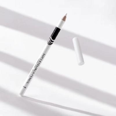 China New Part Durable Matte White Wooden Eyeliner Pencil Waterproof for sale