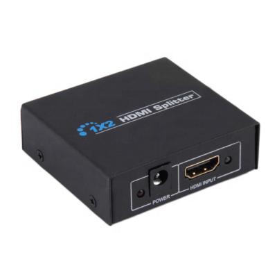 China Full HD Hot Sale HDCP 1x2 Metal HDMI Splitter 1 Into 2 Full HD 1080p HDMI Video Switcher For Computer,PS3,HDTV MGLHDSP021 for sale