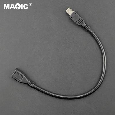 China Wholesale Premium Black 15CM MP3/MP4 Player USB 2.0 To Mini USB OTG Adapter Cable Female To Male Data Cabl USB OTG Adapter Hotsale Stock for sale